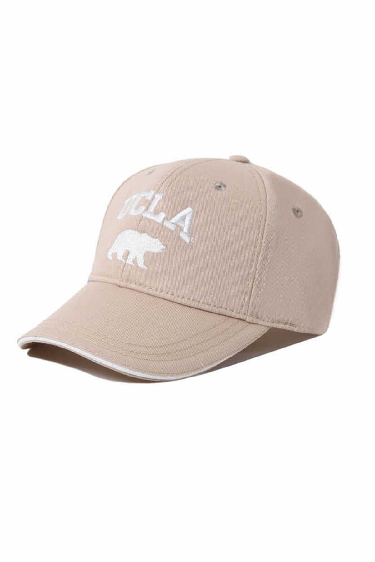 UCLA Sapca Unisex, ajustabila si imprimeu cu logo, Bej, MORGAN