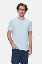 UCLA Tricou cu decolteu la baza gatului, imprimeu cu logo, regular fit, SKYWAY, HARPER