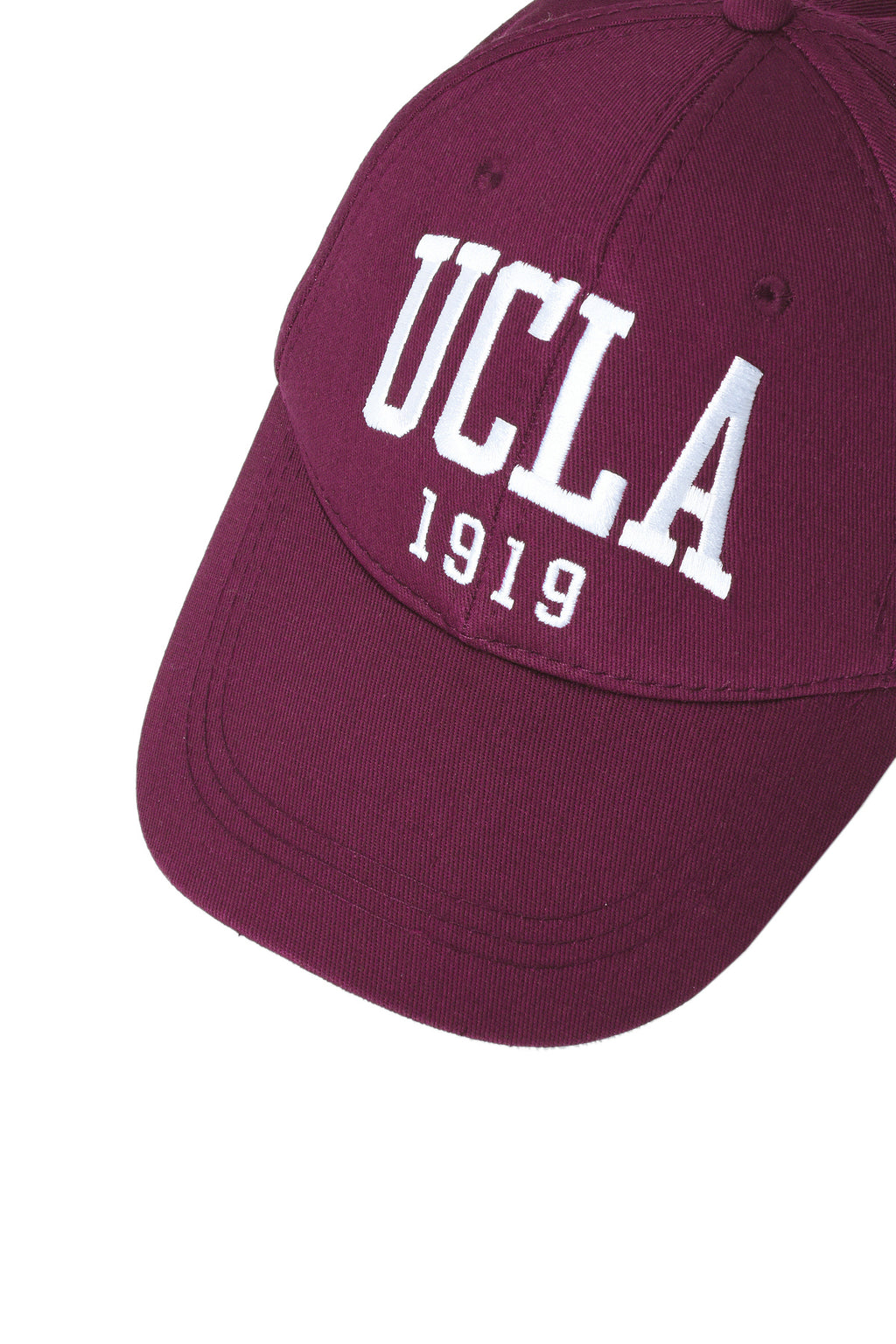 UCLA Sapca Unisex, ajustabila si imprimeu cu logo, Rosu inchis, BALLARD
