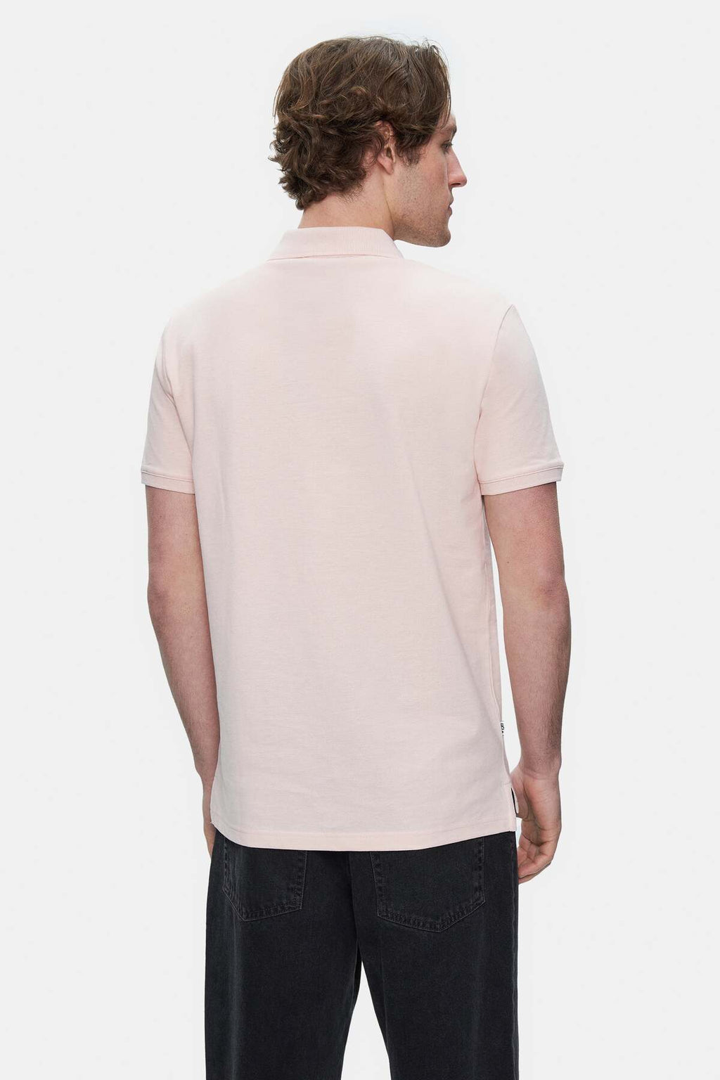 UCLA Tricou cu decolteu la baza gatului, imprimeu cu logo, regular fit, Roz, QUINTON