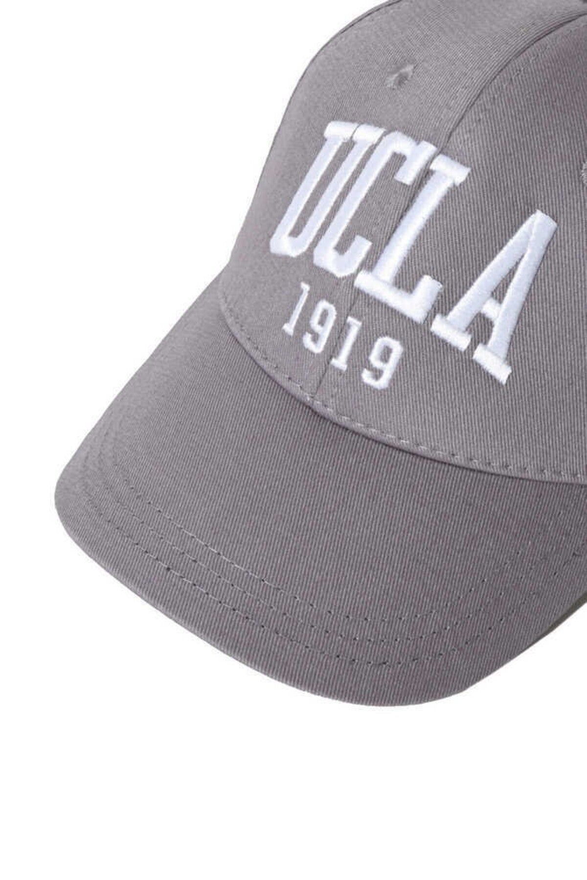 UCLA Sapca Unisex, ajustabila si imprimeu cu logo, Gri inchis, BALLARD