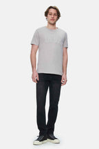 UCLA Tricou cu decolteu la baza gatului, imprimeu cu logo, regular fit, Gri, CULVER