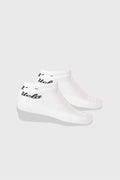UCLA Set doua perechi de sosete din bumbac, unisex,  Alb, ADELITA
