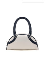 UCLA Geanta de dama cross-body, cu logo brodat si fermoar,  Bleumarin, FRANCES