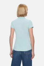 UCLA Tricou cu decolteu la baza gatului, imprimeu cu logo, regular fit, Verde, SHAVER