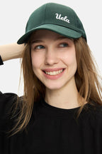 UCLA Sapca Unisex, ajustabila si imprimeu cu logo, Verde, JENNER