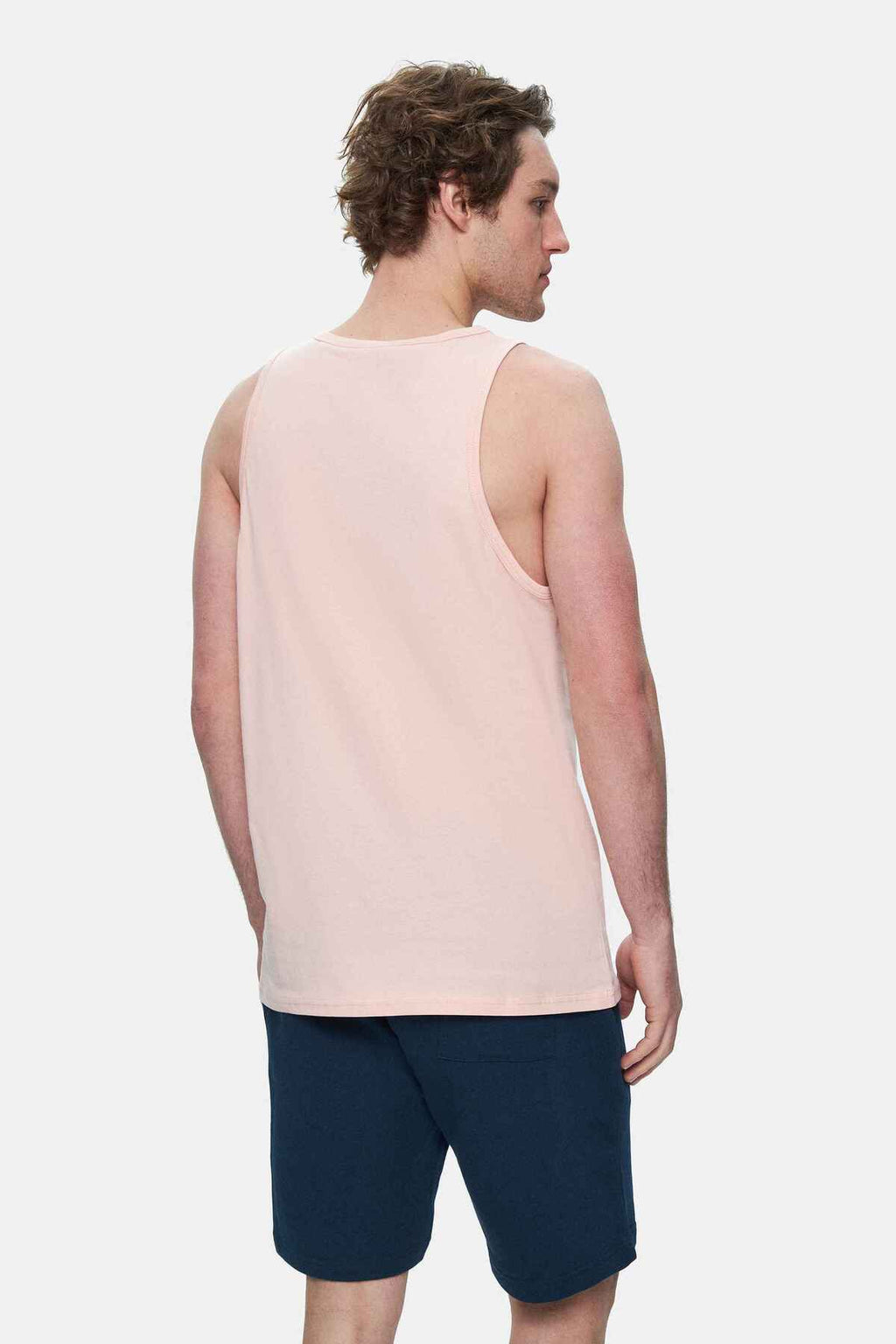 UCLA Tricou cu decolteu la baza gatului, imprimeu cu logo, regular fit, Roz, PEBBLE