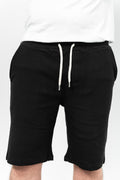 RWB, Pantaloni scurti cu snur si elastic in talie, buzunare laterale, regular fit, ROZE, Negru