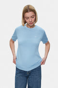 UCLA Tricou cu decolteu la baza gatului, imprimeu cu logo, regular fit, Albastru, JENNY