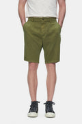UCLA Pantaloni scurti cu snur si banda elastica in talie, buzunare laterale si imprimeu cu logo discret, Verde, VALOR