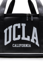 UCLA Geanta de mana, imprimeu cu logo, Negru, TRACY