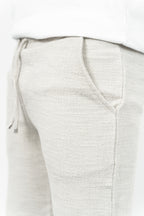 RWB, Pantaloni scurti cu snur si elastic in talie, buzunare laterale, regular fit, RICARD, Bej