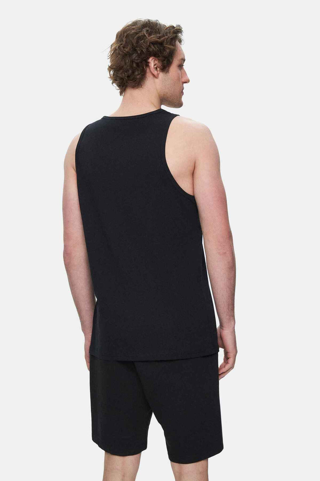 UCLA Tricou cu decolteu la baza gatului, imprimeu cu logo, regular fit, Negru, PEBBLE