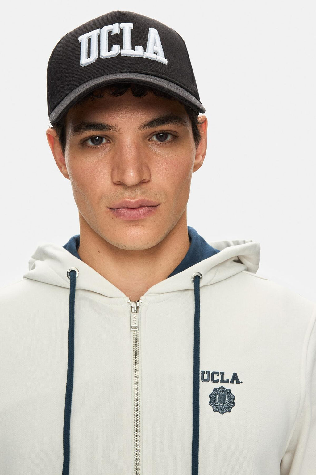 UCLA Sapca Unisex, ajustabila si imprimeu cu logo, Negru, RANCH