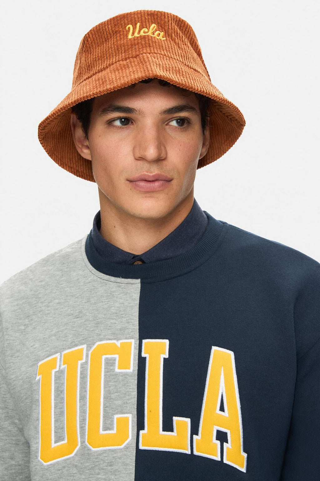 UCLA Sapca Unisex, ajustabila si imprimeu cu logo, Maro, CARRIE