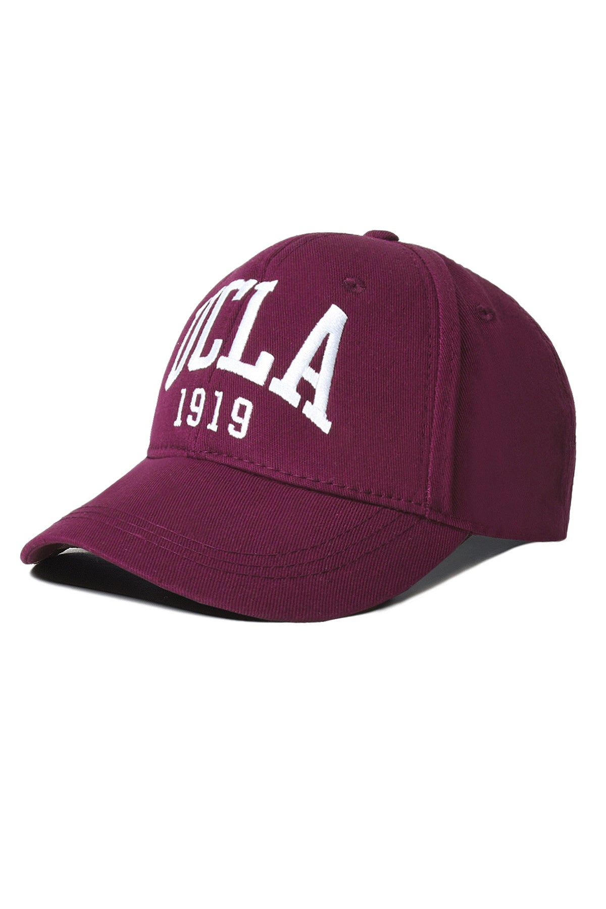UCLA Sapca Unisex, ajustabila si imprimeu cu logo, Rosu inchis, BALLARD