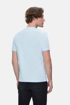 UCLA Tricou cu decolteu la baza gatului, imprimeu cu logo, regular fit, SKYWAY, FABIO