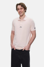 UCLA Tricou cu decolteu la baza gatului, imprimeu cu logo, regular fit, Roz, QUINTON