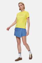 UCLA Tricou cu decolteu la baza gatului, imprimeu cu logo, regular fit, RAYFLOWER, ISOLDE