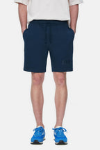 UCLA Pantaloni scurti cu snur si banda elastica in talie, buzunare laterale si imprimeu cu logo discret, Bleumarin, JARVIS