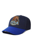 UCLA Sapca Unisex, ajustabila si imprimeu cu logo, Bleumarin, HUNTIN