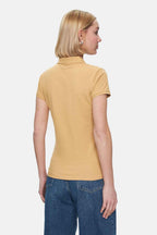 UCLA Tricou cu decolteu la baza gatului, imprimeu cu logo, regular fit, PARCHMENT, SHAVER