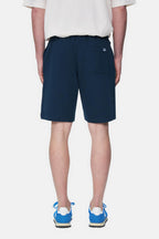 UCLA Pantaloni scurti cu snur si banda elastica in talie, buzunare laterale si imprimeu cu logo discret, Bleumarin, JARVIS