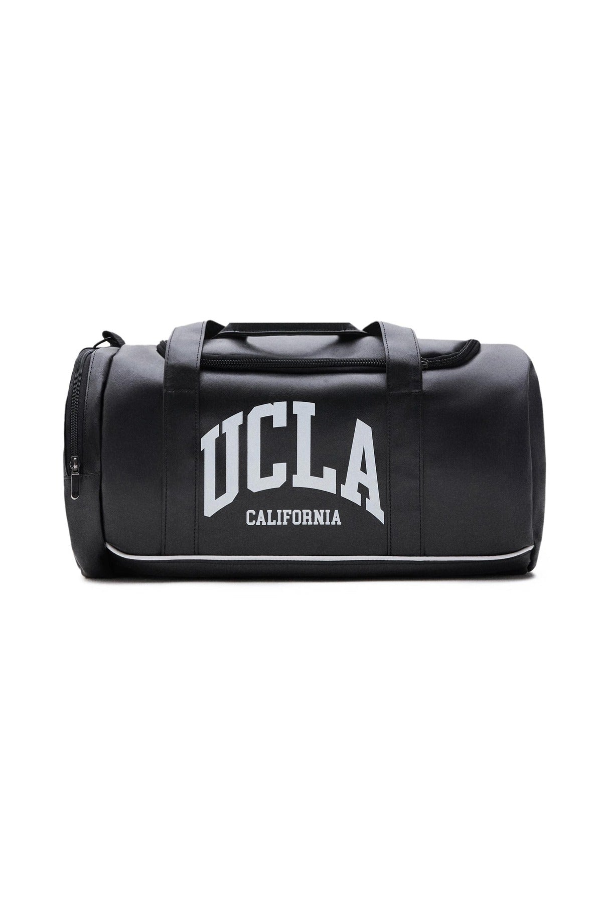 UCLA Geanta de mana, imprimeu cu logo, Negru, TRACY