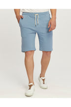 RWB, Pantaloni scurti cu snur si elastic in talie, buzunare laterale, regular fit, OTTOSORT-SS24, Indigo