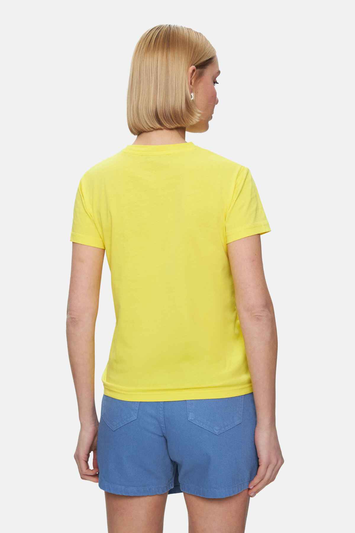 UCLA Tricou cu decolteu la baza gatului, imprimeu cu logo, regular fit, RAYFLOWER, ISOLDE
