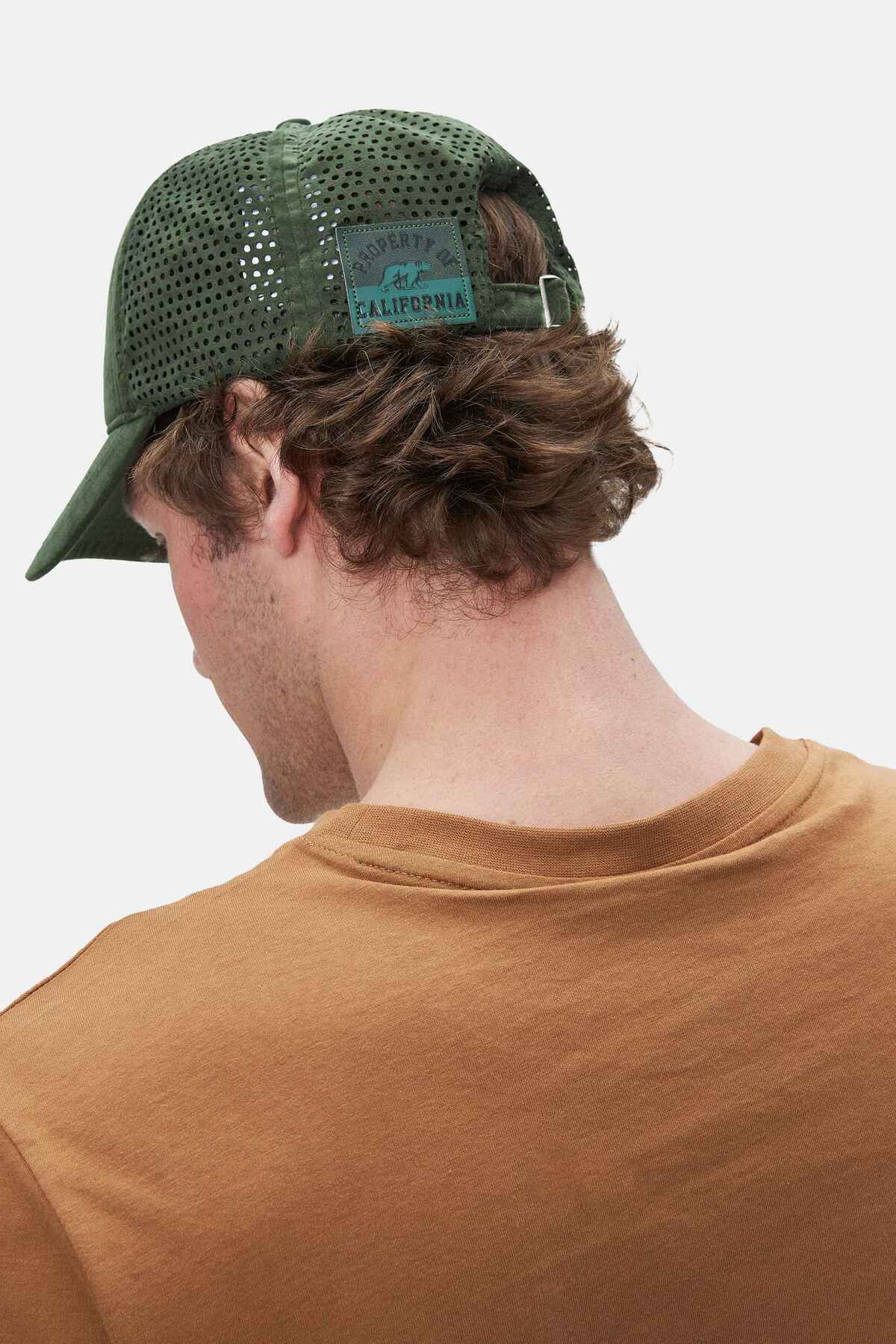 UCLA Tricou cu decolteu la baza gatului, imprimeu cu logo, regular fit, Maro, CULVER 1