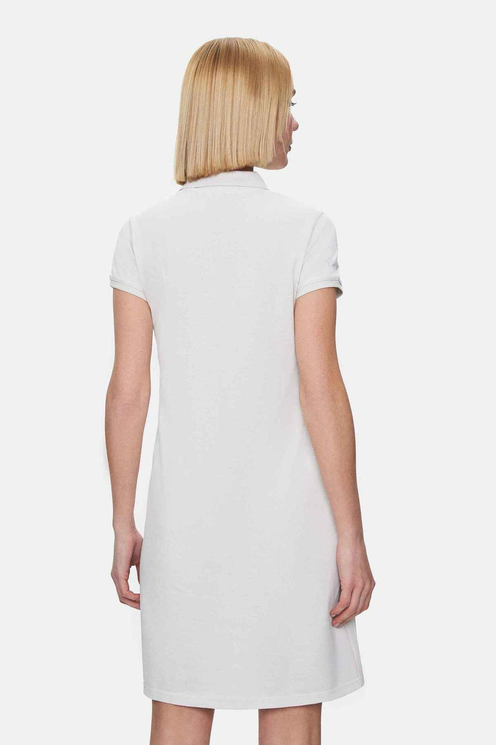 UCLA Rochie cu guler, regular fit, Alb, MADEIRA