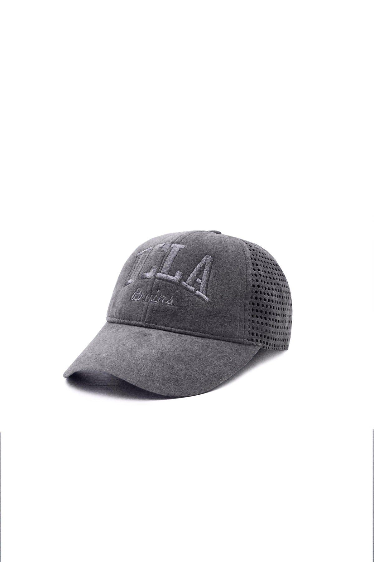 UCLA Sapca Unisex, ajustabila si imprimeu cu logo, Gri inchis, TOMISIN