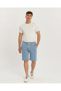 RWB, Pantaloni scurti cu snur si elastic in talie, buzunare laterale, regular fit, OTTOSORT-SS24, Indigo