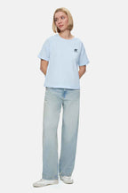 UCLA Tricou cu decolteu la baza gatului, imprimeu cu logo, regular fit, SKYWAY, KENZIE