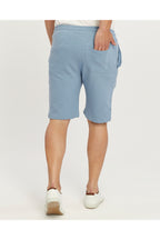 RWB, Pantaloni scurti cu snur si elastic in talie, buzunare laterale, regular fit, OTTOSORT-SS24, Indigo