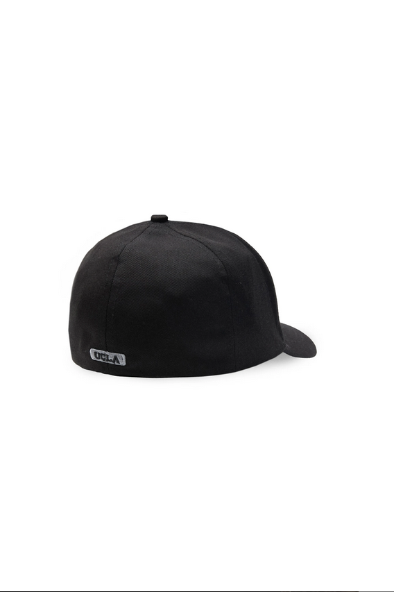 UCLA Sapca Unisex, ajustabila si imprimeu cu logo, Negru, ARGENTO