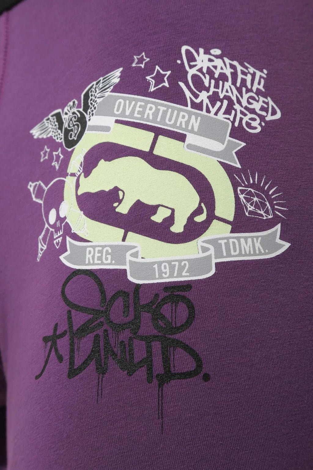 Ecko Unltd. Set trei perechi de boxeri, banda elastica in talie si imprimeu cu logo, din amestec de bumbac