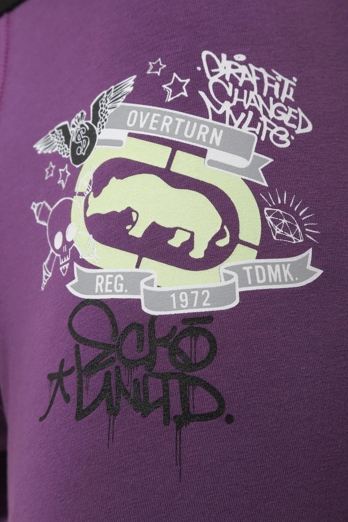 Ecko Unltd. Set trei perechi de boxeri, banda elastica in talie si imprimeu cu logo, din amestec de bumbac
