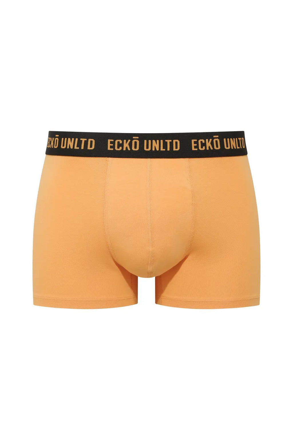 Ecko Unltd. Set trei perechi de boxeri, banda elastica in talie si imprimeu cu logo, din amestec de bumbac