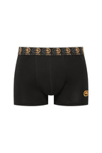 Ecko Unltd. Set 2 perechi de boxeri colorati, banda elastica cu logo, Negru-Gri