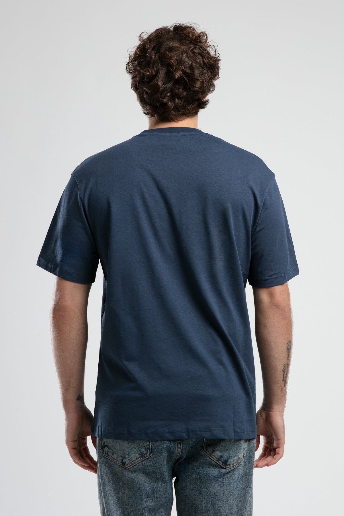 Ecko Unltd. Tricou cu decolteu la baza gatului si imprimeu cu logo
