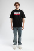 Ecko Unltd. Tricou cu decolteu la baza gatului si imprimeu cu logo