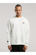 Everlast Bluza din amtestec de bumbac, cu decolteu la baza gatului si logo discret