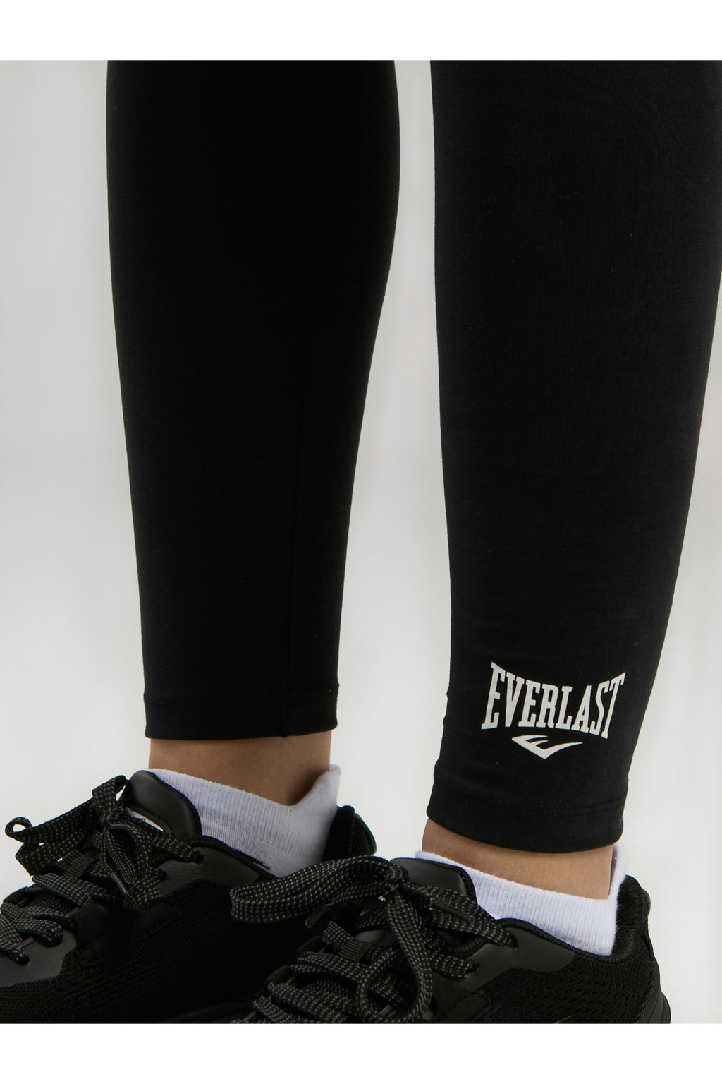 Everlast Colanti cu talie inalta pentru antrenament, imprimeu cu logo