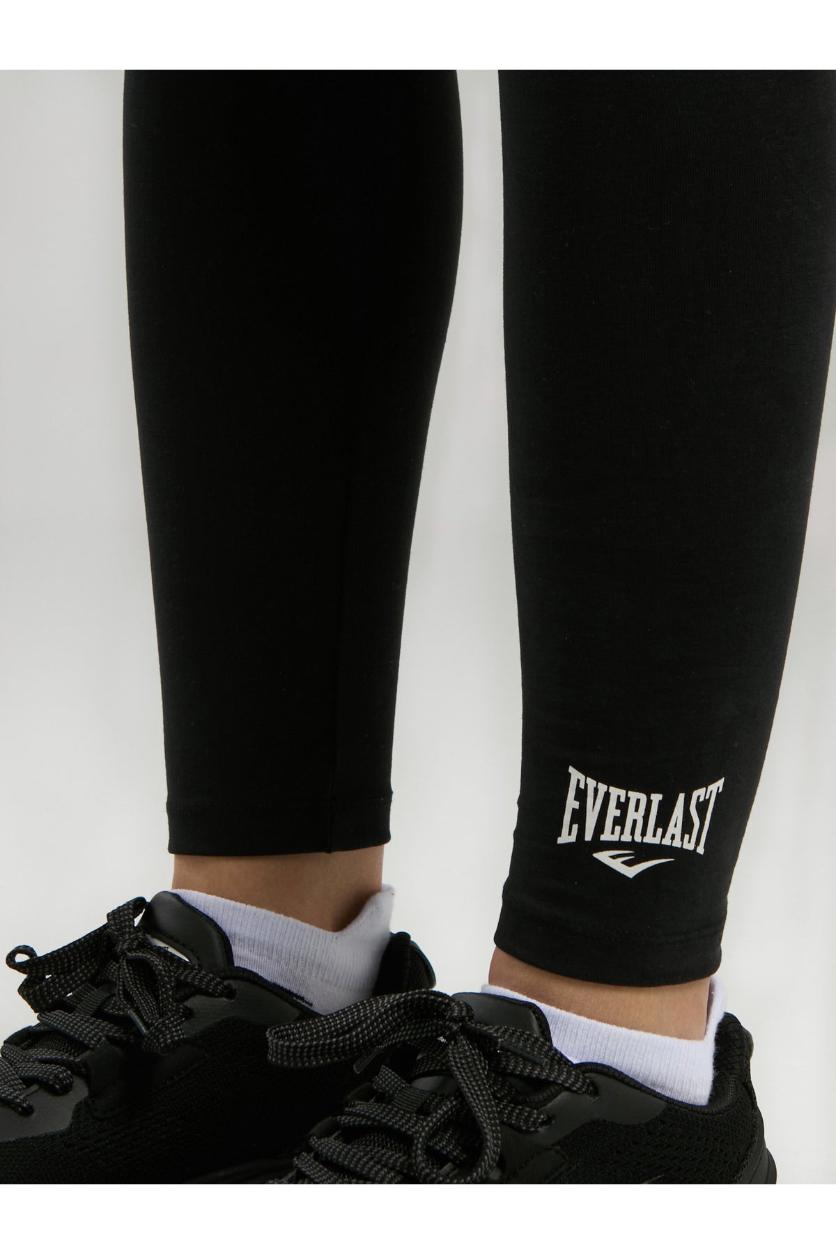 Everlast Colanti cu talie inalta pentru antrenament, imprimeu cu logo