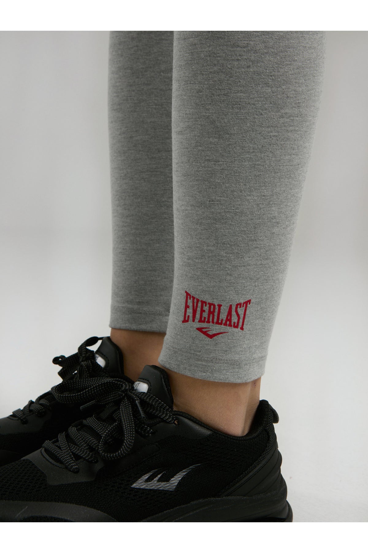 Everlast Colanti cu talie inalta pentru antrenament, imprimeu cu logo
