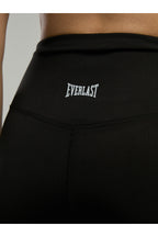 Everlast Colanti scurti pentru antrenament, cu talie inalta si imprimeu cu logo