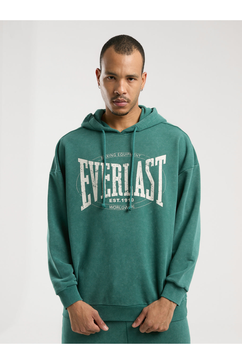 Everlast Hanorac cu gluga si imprimeu cu logo