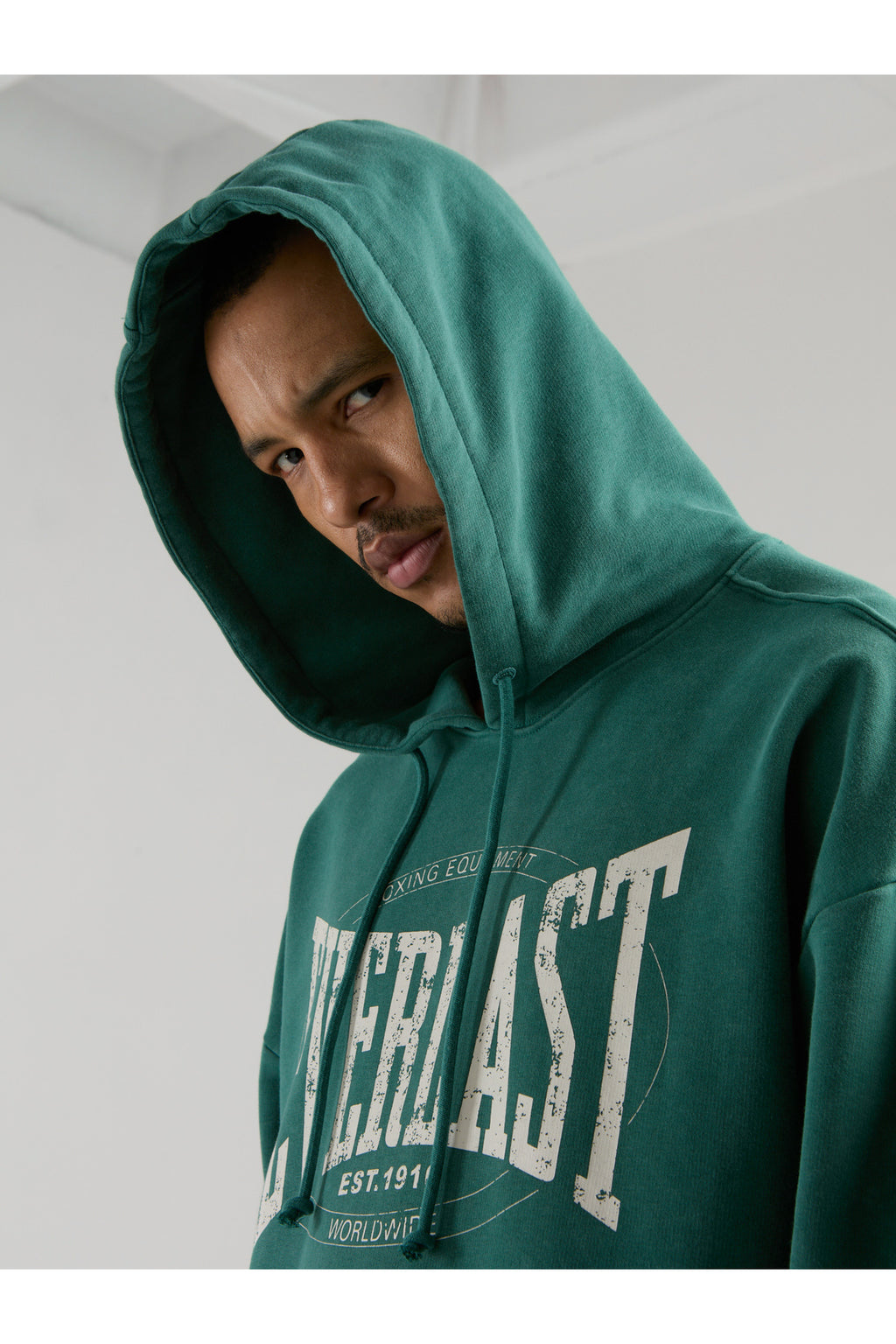 Everlast Hanorac cu gluga si imprimeu cu logo